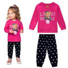 Conjunto Moletom Flanelado Infantil Feminino KYLY