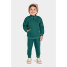Conjunto Moletom Flanelado Verde Floresta Menino Glinny -