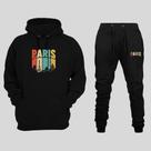 Conjunto Moletom Infantil Abrigo De Frio Estampado Paris Meninos Conjunto Moletom Infantil Abrigo De Frio Estampado Paris Meninos