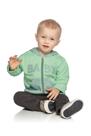Conjunto Moletom Infantil Bebê Jaqueta E Calça Elian