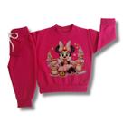 Conjunto Moletom infantil Bebê Menina Grosso Roupa de Frio