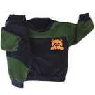 Conjunto Moletom Infantil Bebê Peluciado Flanelado Roupa Inverno Abrigo Unissex Menino Kit 2 peças