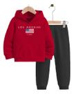 Conjunto Moletom Infantil Blusa E Calça Los Angeles