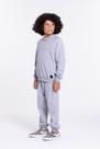 Conjunto Moletom Infantil com Capuz Menino Mescla