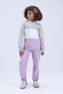 Conjunto Moletom Infantil Feminino de Inverno Degradê com Capuz