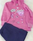 Conjunto moletom infantil feminino pink tam8