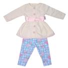 Conjunto Moletom Infantil Florido