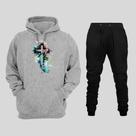 Conjunto Moletom Infantil Frio Inverno Cruz Gospel Religiosa Cristão Evangélica