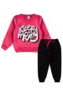 Conjunto Moletom Infantil Keep Moving