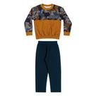 Conjunto Moletom Juvenil Elian Peluciado Explore Masculino