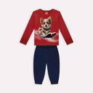 Conjunto Moletom Kyly Infantil Menino Flanelado com Punho