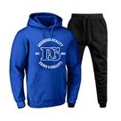 Conjunto Moletom Masculino Bolso Canguru Capuz Estampa