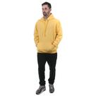 Conjunto Moletom Masculino Calça Preta e Blusa de Moletom Frio cor Amarelo