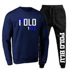 Conjunto Moletom Masculino Gola Careca Sem Capuz Dia a Dia