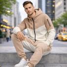 Conjunto Moletom Masculino Importado Inverno Frio Treino Academia Fitness Casual Esportivo Conforto