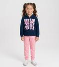 Conjunto Moletom Menina Jaqueta E Calça Select Azul