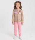 Conjunto Moletom Menina Jaqueta E Calça Select Bege