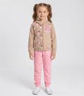 Conjunto Moletom Menina Jaqueta E Calça Select Bege