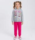 Conjunto Moletom Menina Jaqueta E Calça Select Cinza