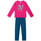 Conjunto Moletom Menina Rosa Pink Marisol