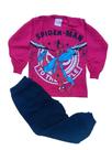 Conjunto Moletom Menino Infantil Bebê Criança Personagens Inverno