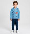 Conjunto Moletom Menino Jaqueta E Calça Select Azul