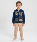 Conjunto Moletom Menino Jaqueta E Calça Select Azul