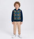 Conjunto Moletom Menino Jaqueta E Calça Select Azul