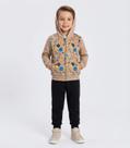 Conjunto Moletom Menino Jaqueta E Calça Select Bege