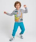 Conjunto Moletom Menino Jaqueta E Calça Select Cinza