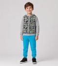 Conjunto Moletom Menino Jaqueta E Calça Select Cinza