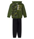 Conjunto Moletom Menino Jaqueta E Calça Select Verde