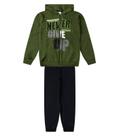 Conjunto Moletom Menino Jaqueta E Calça Select Verde