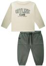 Conjunto Moletom Menino Offline Verde Johnny Fox