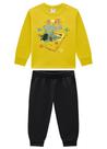 Conjunto Moletom Para Bebê Menino Estampado Space Marlan