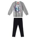 Conjunto Moletom Patrulha Canina Menina Infantil em Moletom Flanelado Skye Everest - Malwee Kids