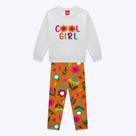 Conjunto Moletom Peluciado Flores Infantil Menina Kyly 1000758