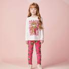 Conjunto Momi Infantil Menina Blusa Strass e Legging H7099 - Conjunto Momi Infantil Menina Blusa Strass e Legging H7099 -
