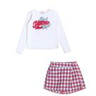 Conjunto Momi Manga Longa e Short Xadrex H6140