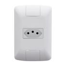 Conjunto Montado Aria 4x2 1 Tomada Nbr 14136 10a 250v Tramontina