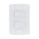 Conjunto Montado Aria 4x2 2 Interruptores Simples 6a 250v Afastados Tramontina