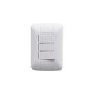 Conjunto Montado Aria 4x2 3 Interruptores Simples 250v Tramontina