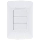 Conjunto Montado Aria 4x2 3 Interruptores Simples 250V Tramontina Conjunto Montado Aria 4x2 3 Interruptores Simples 250V Tramontina