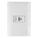 Conjunto Montado Sleek 4x2 1 Tomada De Informática RJ45 Margirius