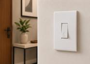 Conjunto Montado Tramontina Liz 4x2 com Pulsador Campainha Vertical 250V Branco Alto Brilho