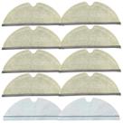 Conjunto Mop Pad 8 reutilizáveis + 2 descartáveis para aspirador Roborock