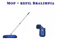 Conjunto Mop Pó Euro 60cm Cj60e + 1 Refl Bralimpia