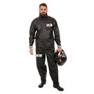 Conjunto Motoqueiro Estradeiro com Gola PVC Preto GG - Pioneira, Tamanho: GG Conjunto Motoqueiro Estradeiro com Gola PVC Preto GG - Pioneira, Tamanho: GG