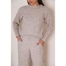 Conjunto Mousse Lozangulo Elegante Tendencia Moda Outono Inverno