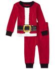Conjunto Navideño para Bebés Niñas de The Children's Place, Juego de Pijama Ajustado 100 % Algodón, Traje de Santa, 12-18 Meses (EE. UU.)